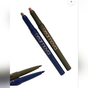 Pear Nova Eyeshadow And Liner Set Duo In Azurite And Unakite